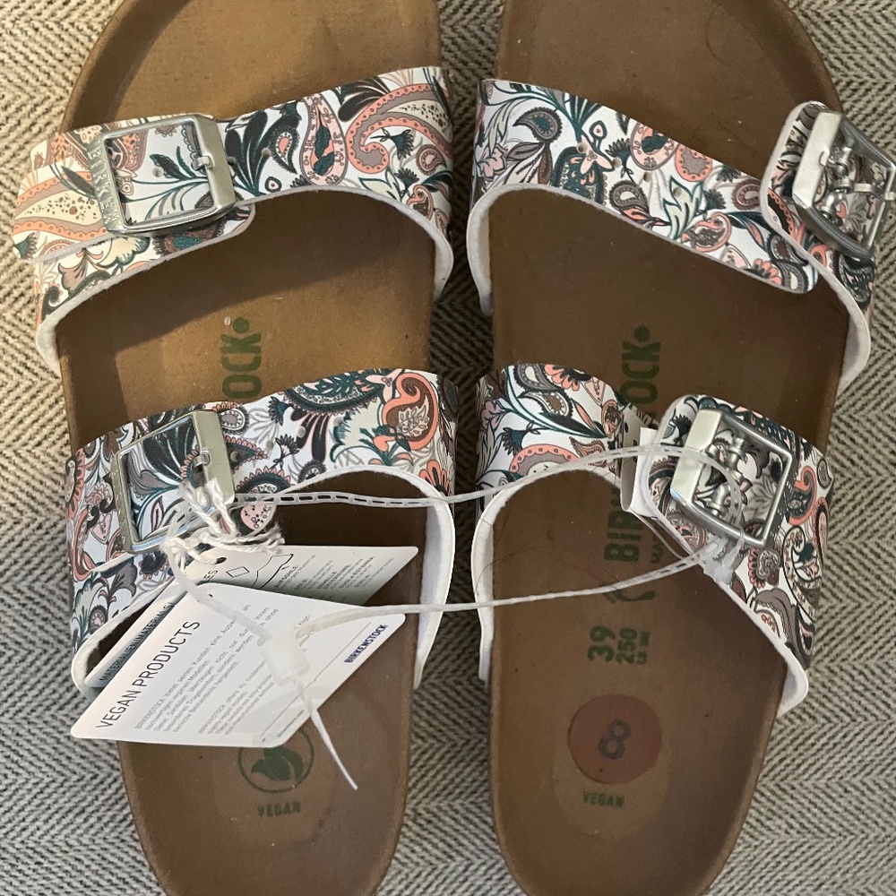 Sydney Vegan Rose Paisley Birks